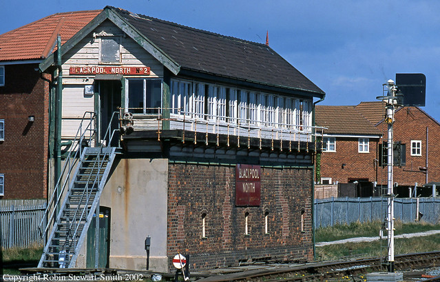 LMS Blackpool North No2 Signal Box (1896) - 13.iv.2002