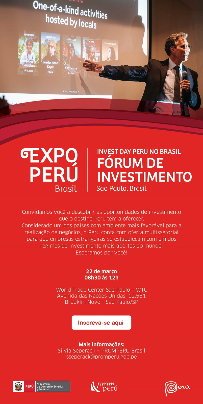 CONVITE INVITE EXPO PERÚ BRASIL