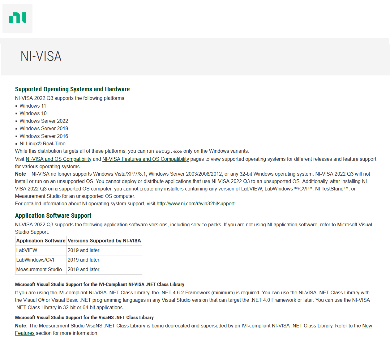 NI-VISA 2022 Q3 v22.5 full license