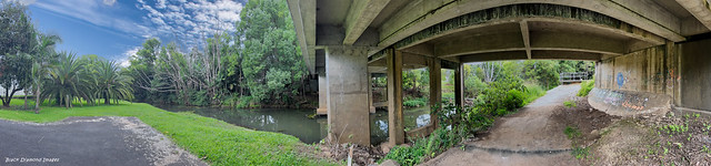 Under Byron Bay Road Bridge, Byron Creek, Bangalow, North Coast, NSW