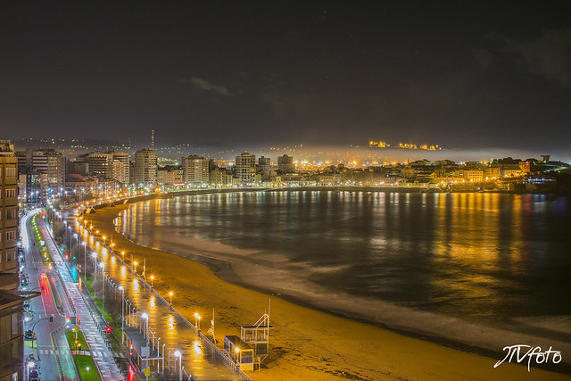 Gijón nocturno