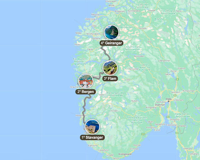 Ruta por Noruega en 5 días