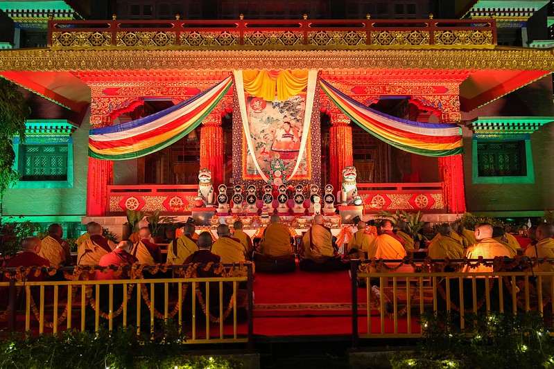 2023.03.07: A Day of Rituals: The Practice of  the Three Roots Combined, Long Life Offering to the Gyalwang Karmapa, and Commemorating Marpa