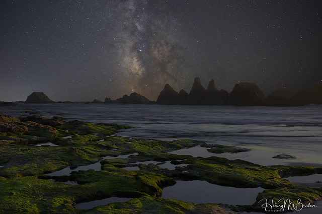 More Sea lettuce and the milky way