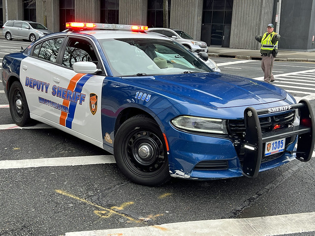 Picture Of Westchester County Deputy Sheriff Car 1305 - 2018 Dodge Charger. The Deputy Sheriff Serve Under The Westchester County Department Of Public Safety. Photo Taken Saturday March 11, 2023