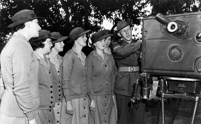 New Women's Army recruits receiving training, Brisbane, August 1942