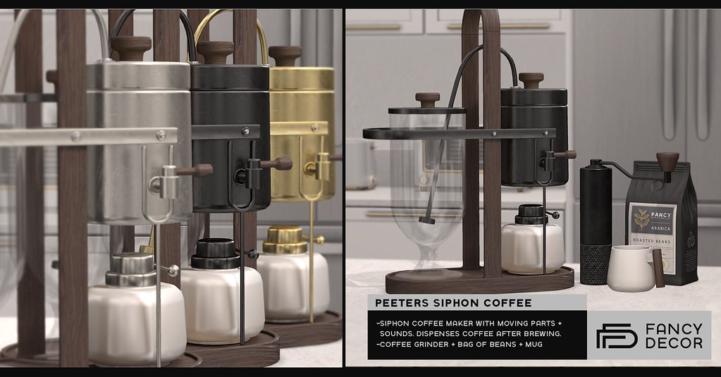Fancy Decor – Peeters Siphon Coffee Set @ ｅｑｕａｌ１０