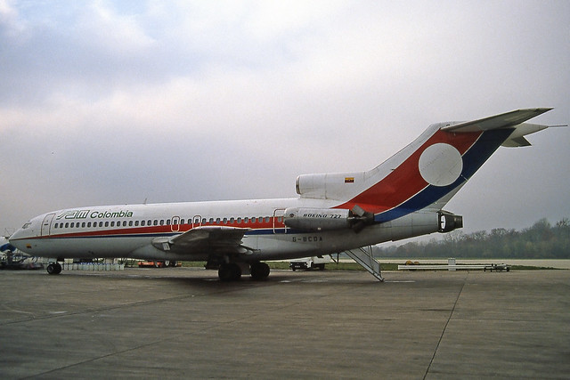 G-BCDA SAM Colombia 727-100 (LGW/EGKK)