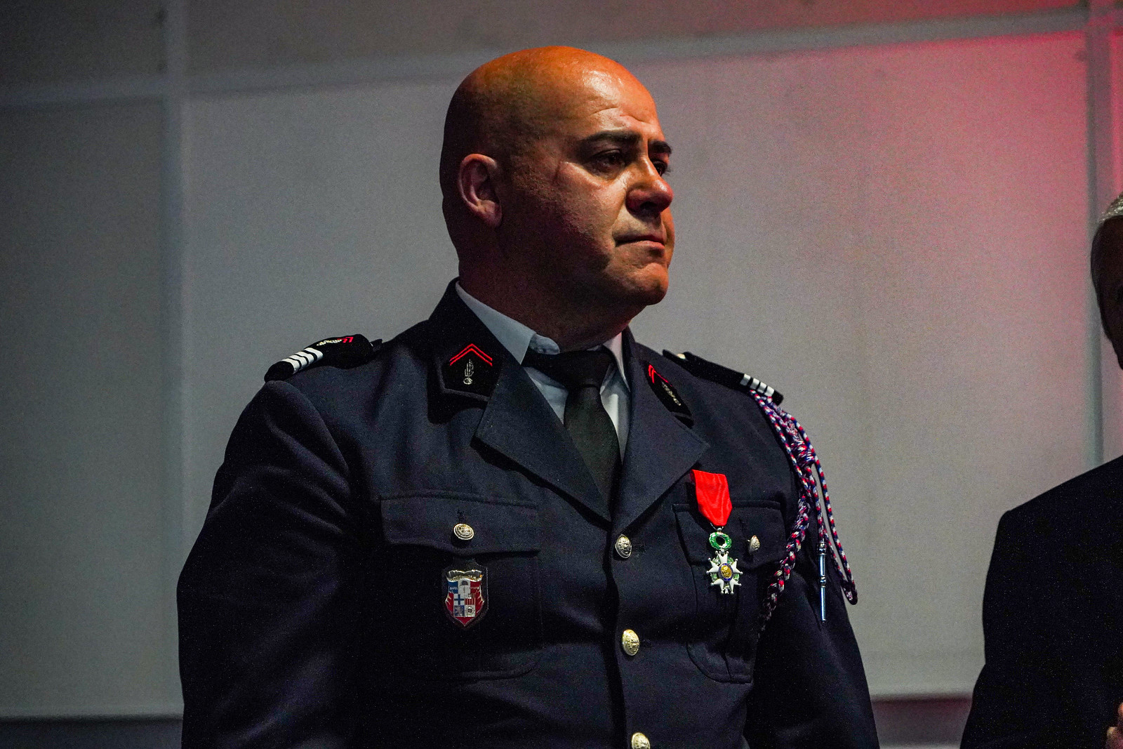 CIS Mimet : remise de la Légion d'Honneur au commandant Schifano