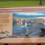 Sign, Mission San Luis de Apalachee, Tallahassee Sign explaining the fort.