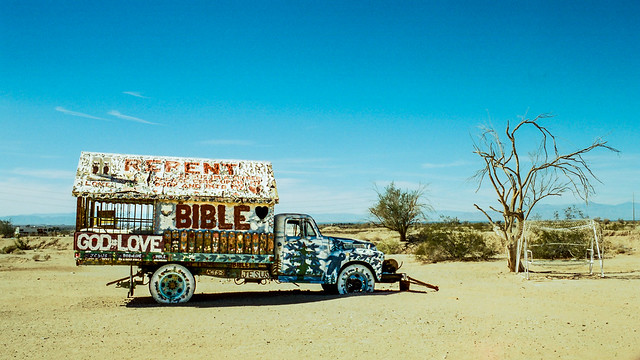 The Truck at Salvation Mountain