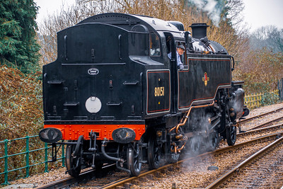 Standard Class 4MT 80151 at East Grinstead