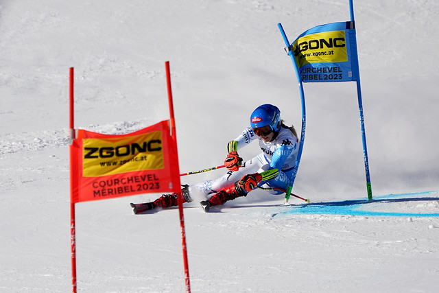 Mikaela Shiffrin in giant slalom
