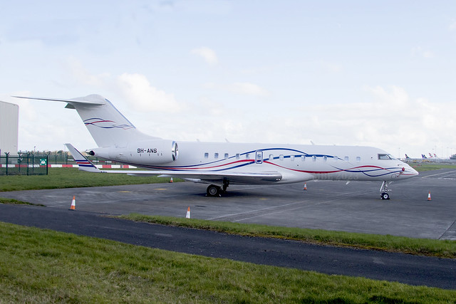 9H-ANS | Alliance Jet | Bombardier BD-700-1A10 Global 6000 | CN 9537 | Built 2012 | DUB/EIDW 26/02/2023 | ex VP-CHJ, N537JG, M-YFTA