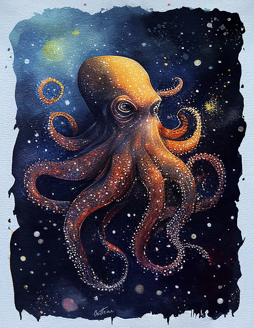 Mischievous Octopus - Astro Cruise