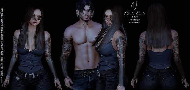 Tattoo Unisex BOM - Arm's Skulls - 3TONED - Nina's Tattoo's