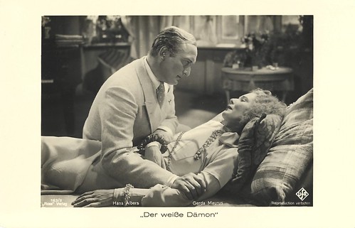 Hans Albers and Gerda Maurus in Der weiße Dämon (1932)