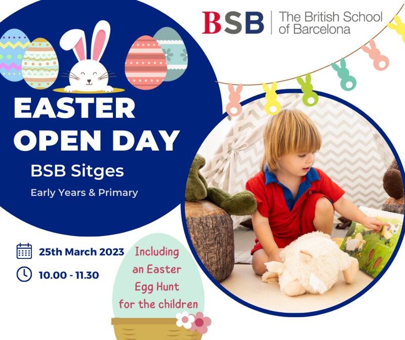 The BSB Sitges school is holding an Easter-themed Open Day