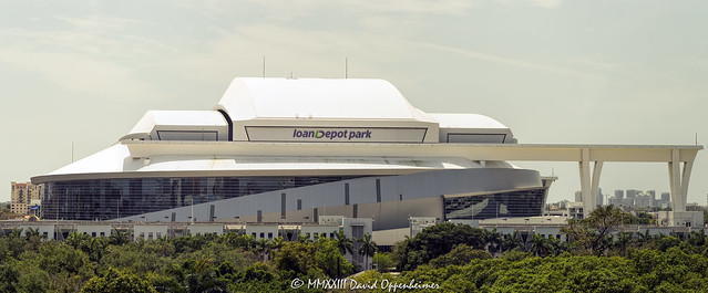 LoanDepot Park Stadium in Miami, Florida