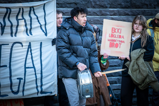 Protest at Alþingi