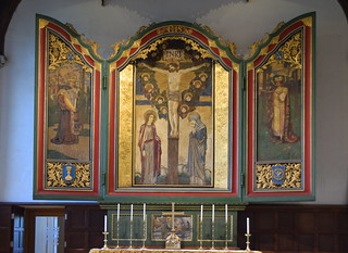 reredos (Robert  Anning Bell and Dacres Adams,1920s, from St Peter's, Lowestoft)