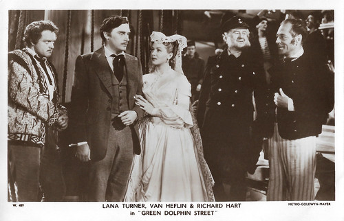 Lana Turner, Van Heflin, Richard Hart and Reginald Owen in Green Dolphin Street (1947)