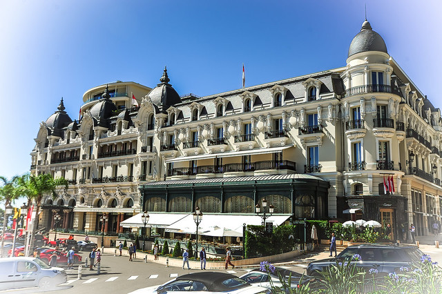 Monaco - Hotel de Paris, the symphony of architecture