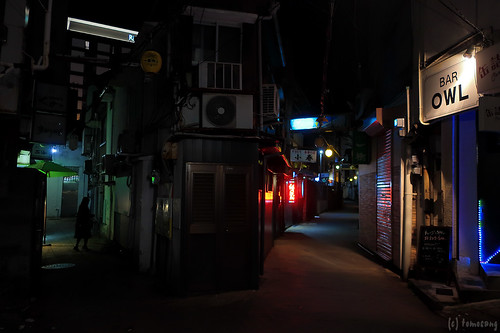 St. Yanagikouji at night