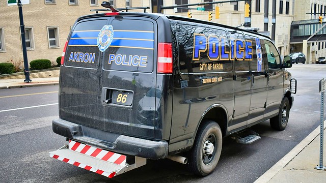 Akron Police Prisoner Transport Chevrolet Express - Ohio