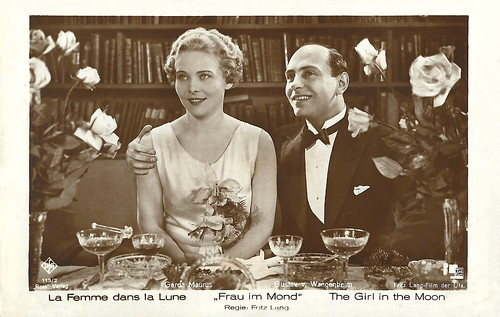 Gerda Maurus and Gustav von Wangenheim in Frau im Mond (1929)