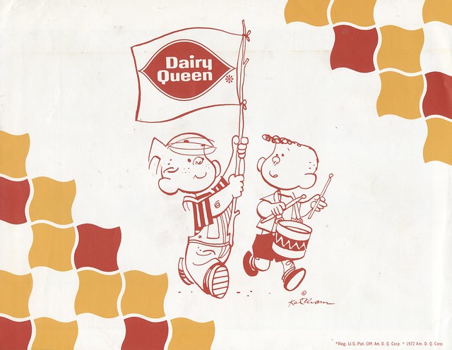 1972 Fun Sheet Promotion for Dairy Queen