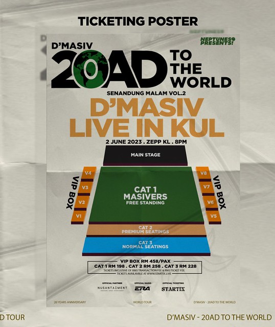 Konsert D'Masiv 20Ad To The World - Live In Kuala Lumpur