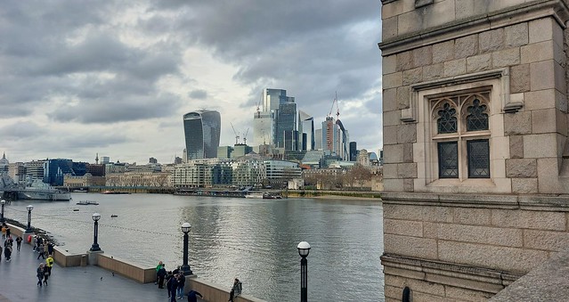Old and new in London city.