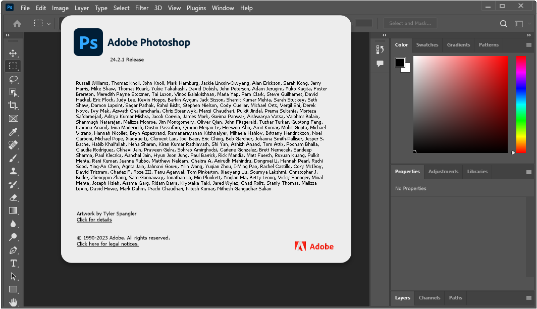 Working with Adobe Photoshop 2023 v24.2.1.358 full license