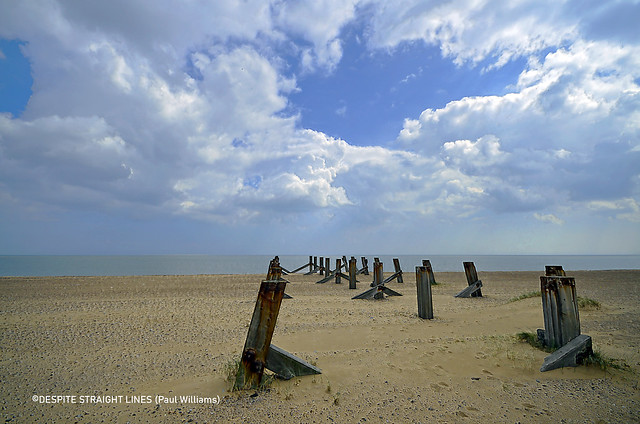 Wellington Pier remnants on the shoreline of Great Yarmouth in Norfolk  -  (Published by GETTY IMAGES)