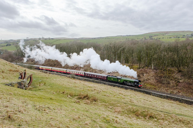Flying Scotsman on the ELR