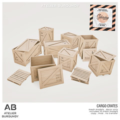 Atelier Burgundy . Cargo Crates TSS