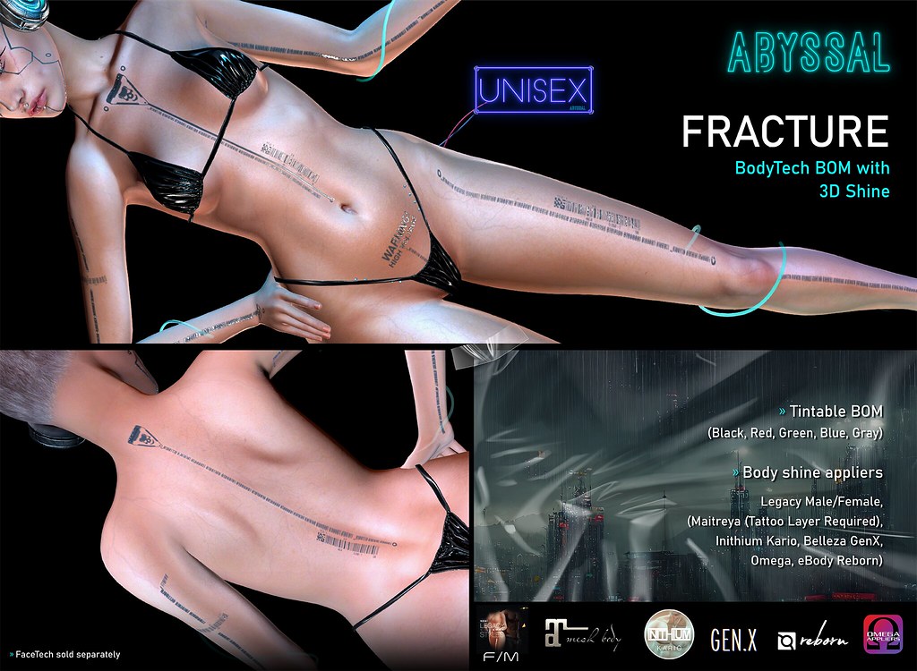 NEW! +ABYSSAL+ Fracture BodyTech Set with 3D Shine