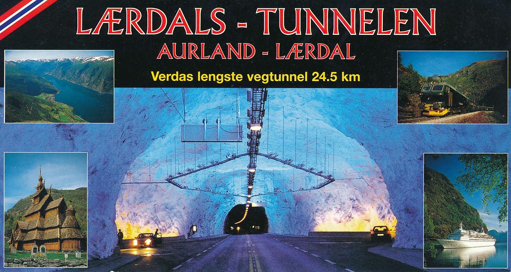 Norway - Lærdal Tunnel Postcard
