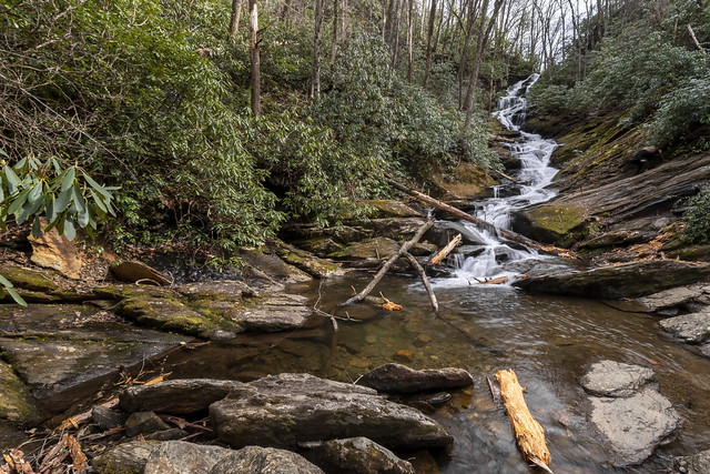 Roaring Fork Falls, Pisgah National Forest, Yancey County, North Carolina 1
