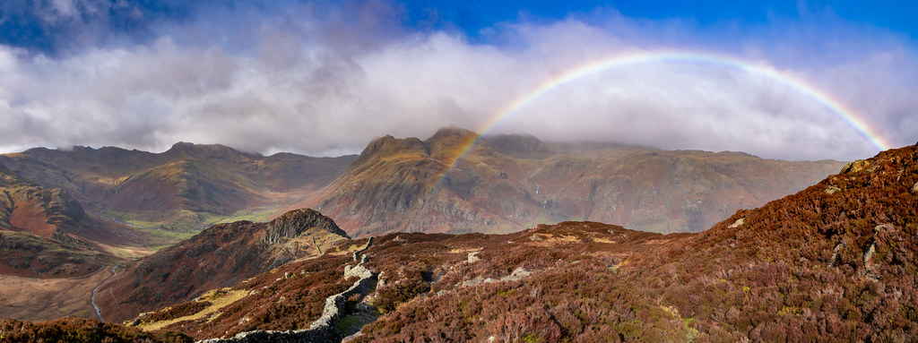 Rainbow over Langdale