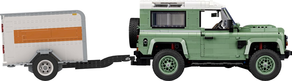 10317 Land Rover Defender with U-Haul Trailer
