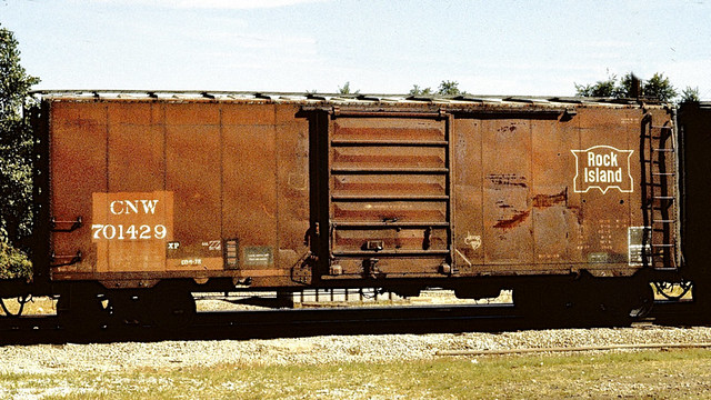CNW Boxcar 701429 @ Dolton IL (1986)