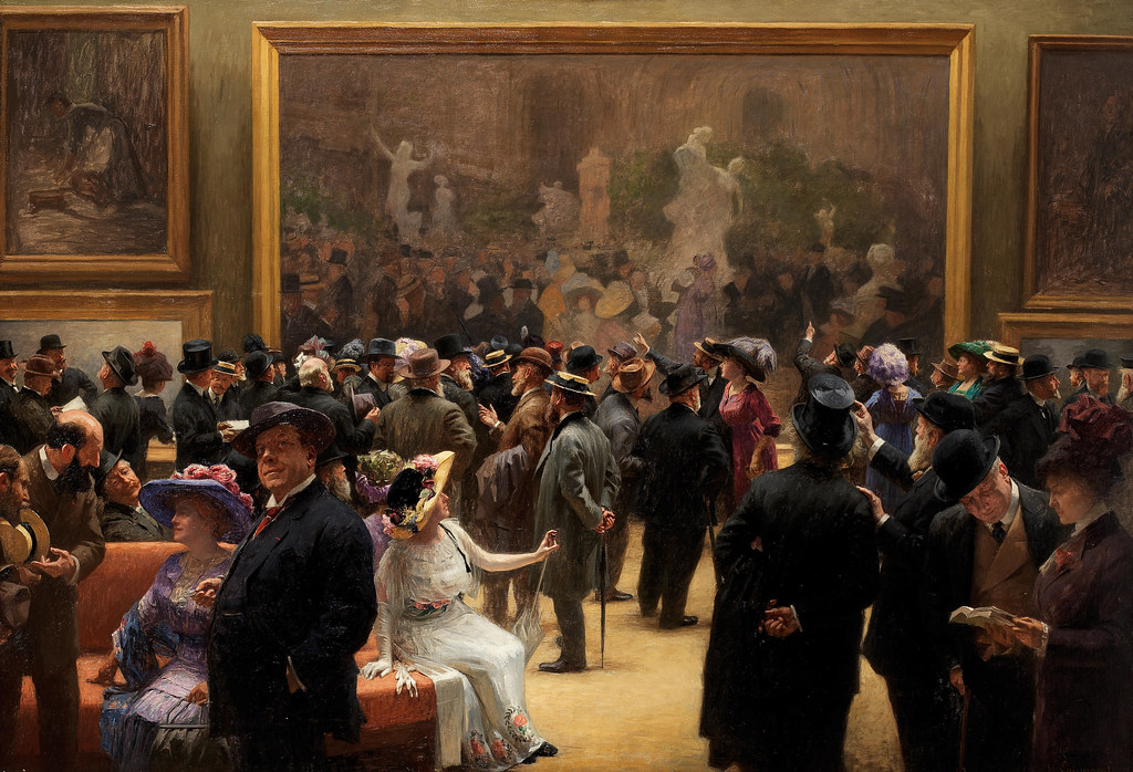 Henri Adolphe Laissement «At the Salon of French Artists in 1911»