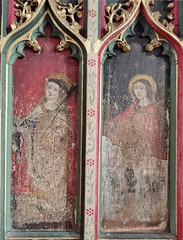 screen: St Apollonia and St Roche