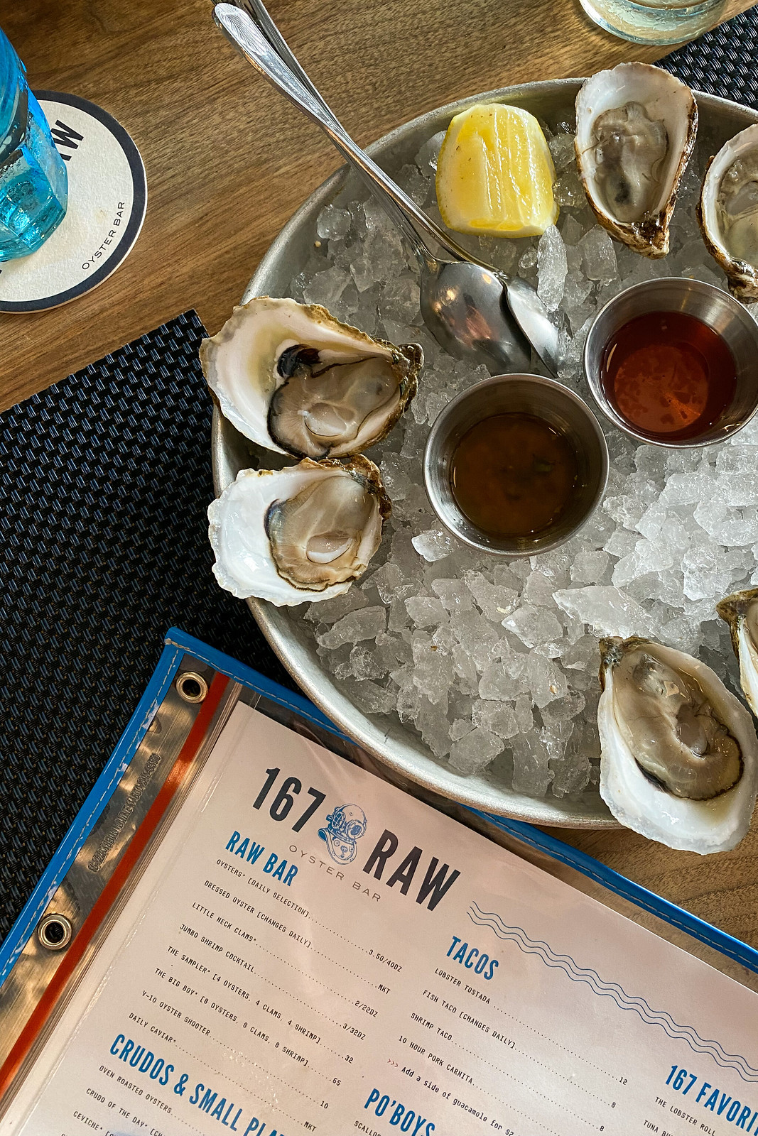 oyster at 167 Raw Oyster Bar 