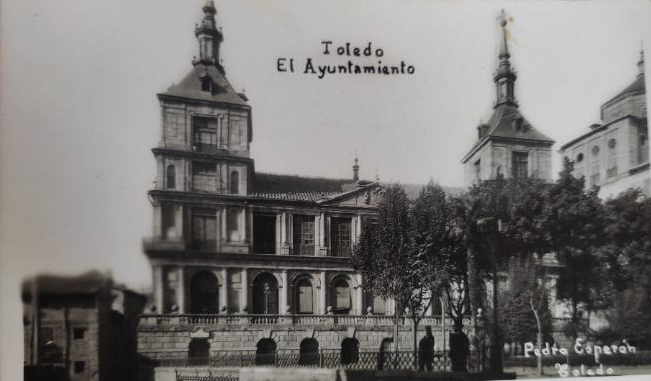 Ayuntamiento de Toledo. Postal de Pedro Esperón