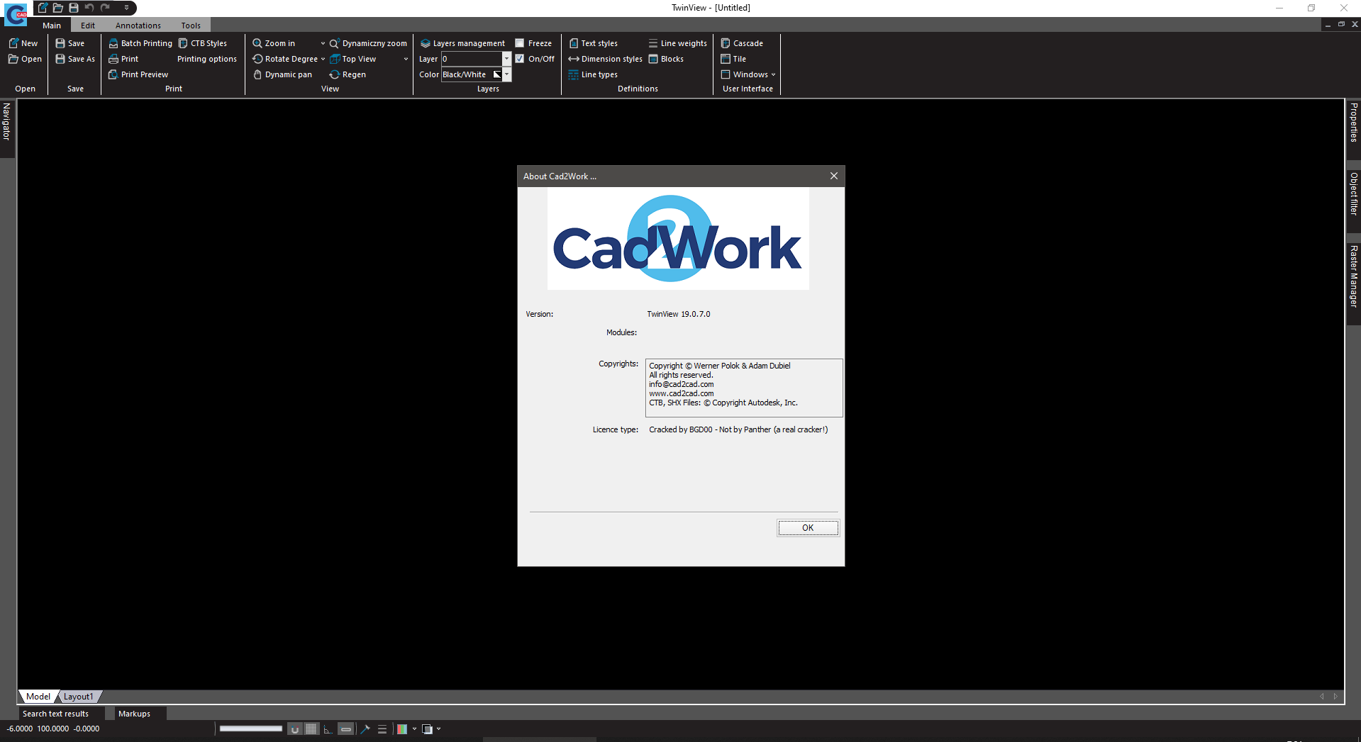 Working with Cadwork Twinview 19.0.7.0 full license