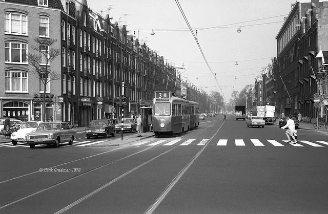 Tramlijn 3 in Amsterdam