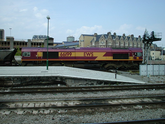 EWS Class 66 No 66199 - Cardiff Central